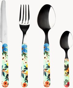Conjunto de talheres em aço inoxidável polido Fiori Frida, 6 pessoas, conjunto de 24
