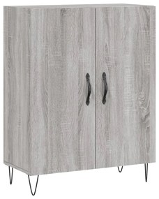Armário alto 69,5x34x180 cm derivados de madeira sonoma cinza