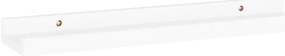 Prateleiras de parede 4 pcs 40x9x3 cm branco