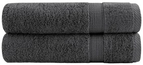 Toalhas de banho premium SOLUND 2pcs 70x140cm 600gsm antracite