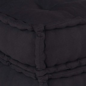 Pufe modular 70x70x54 cm tecido antracite
