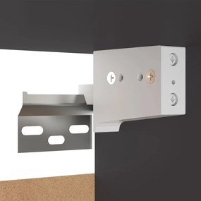 Móveis de TV 7 pcs 30,5x30x60 cm derivados de madeira cinzento
