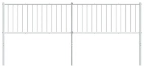 Cabeceira de cama 200 cm metal branco