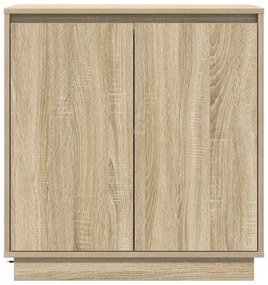 Buffet vidaXL com LED em Carvalho Sonoma - 71 x 34.5 x 75 cm - Feito d