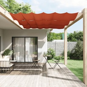 vidaXL Toldo vertical 140x270 cm tecido oxford cor terracota