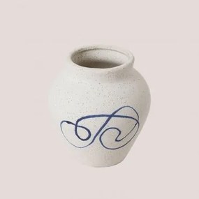 Vaso de Cerâmica Galtt Branco - Sklum