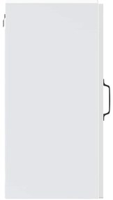 Armário de parede de cozinha porta vidro Lucca branco