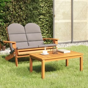 vidaXL Conjunto lounge de jardim Adirondack 2pcs acácia maciça