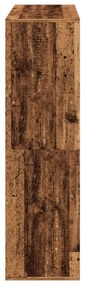 Estante/divisória 100x33x115 cm cor madeira velha