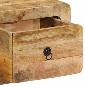 Armário de TV para parede 100x32x25 cm mangueira áspera maciça
