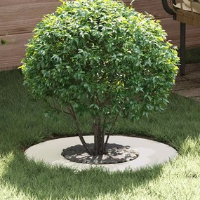 vidaXL Vaso Cerâmico Branco Cerâmica Grande Redondo Moderno