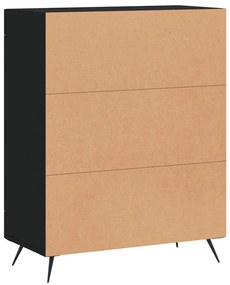 Aparador 69,5x34x90 cm derivados de madeira preto
