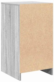 lado vidaXL cinza Sonoma 40x41x75 cm madeira engenheirada