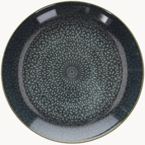 Pratos de pequeno-almoço em porcelana Oriental, conjunto de 6