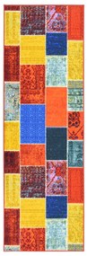 vidaXL Tapete/passadeira 80x350 cm multicor