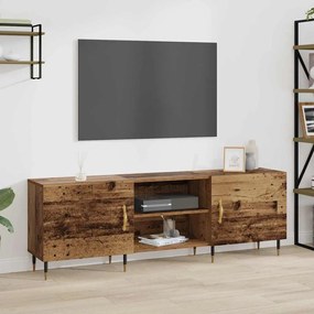 vidaXL Gabinete para TV com prateleira Madeira antiga 150 x 30 x 50 cm