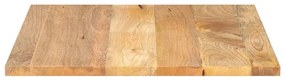 Tampo de mesa quadrado 90x90x3,8 cm mangueira maciça
