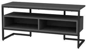Móvel de TV Merrion – Preto Antracite – 110 cm x 35 cm x 49,9 cm