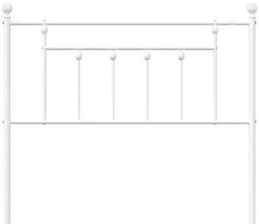 Cabeceira de cama 107 cm metal branco