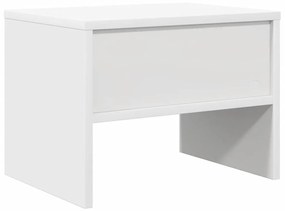 Mesas-de-cabeceira 2 pcs 40x30x30 cm contraplacado branco
