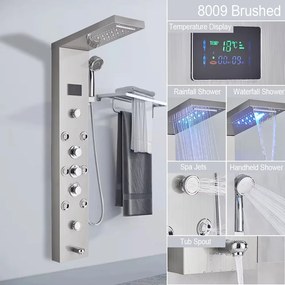 Coluna de Chuveiro de Hidromassagem Verona – Com Display Digital, Torn