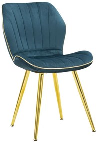 CADEIRA ESPAÇO PARIS OTTANIO/GOLD CONJUNTO 2 PCS CM 46X58X77
