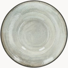 Pratos de massa em porcelana Raku, conjunto de 6