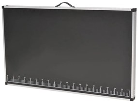 Mesa/bancada de trabalho dobrável MDF e alumínio 200x60x78 cm