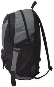 Mochila para caminhadas 40 L preto e cinzento