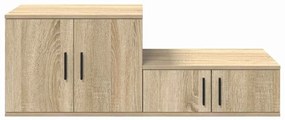 Armário de Armazenamento vidaXL em Carvalho Sonoma 103x41x40 cm em Mad