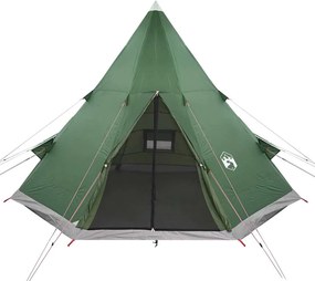 Tenda de campismo tipi para 4 pessoas impermeável verde