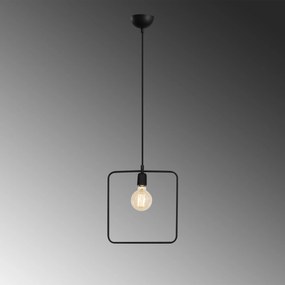Candeeiro de Teto Geonni – Preto – 30 x 6 cm