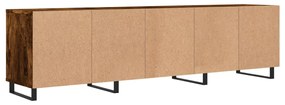 Móvel de TV 150x30x44,5 cm derivados de madeira carvalho fumado