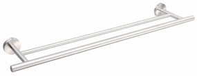 Toalheiro de barra DKD Home Decor 70 x 13,5 x 5,3 cm Prateado Aço inoxidável