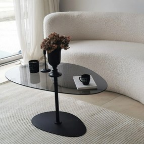 Mesa de Centro Porto – Cinzento Escuro e Preto – 90x40x60 cm