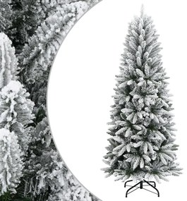 Árvore de Natal artificial com neve PVC & PE 180 cm