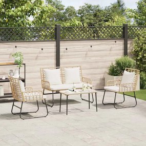 Conjunto de Jantar para Jardim 3 pcs Preto, Antracite