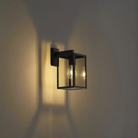 Candeeiro de parede industrial para exterior cinzento escuro IP44 - Sutton Down