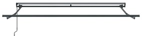 Toldo Manual Manual Antracite 3,5 x 2,5 m Alumínio