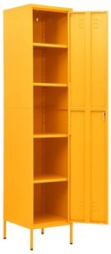 Cacifo 35x46x180 cm aço amarelo mostarda