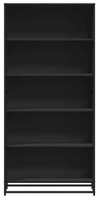 Estante 80,5x35x170,5 cm derivados de madeira preto