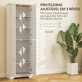 Armário Moderno – Modelo Trani – 60x30x183 – Armazenamento Vertical –