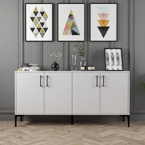 Console Kiev – Branco – 160 cm x 78 cm x 35 cm