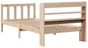Cama sem colchão 100x200 cm madeira de pinho maciça