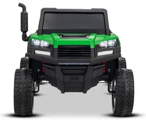 Carro elétrico para crianças RIDER 24V com tração nas quatro rodas (4X 200W), 2 Lugares bateria de lítio, rodas EVA, assento duplo em couro sintético