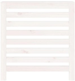 Cobertura de radiador 79,5x19x84 cm pinho maciço branca