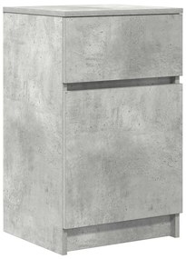Mesas de cabeceira 2 pcs derivados de madeira cinzento cimento