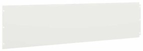 Orlas de relva 10 pcs branco 25x103 cm aço laminado a frio