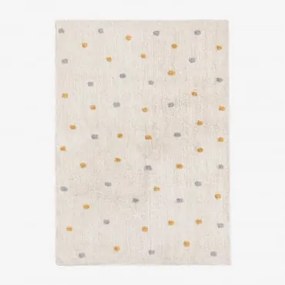 Tapete 170x125 Cm Em Algodão Jankiel Kids Amarelho Caril - Sklum