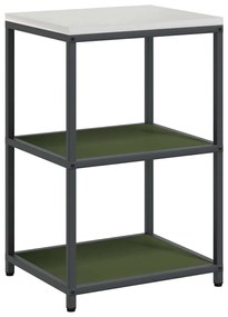 Conjunto de Armazenamento de Cozinha 2 pcs Verde Oliva